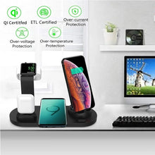 Load image into Gallery viewer, 5 In 1 Wireless Charger Stand Pad For iPhone