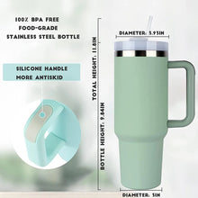 Load image into Gallery viewer, 40oz Insulated Tumbler With Handle And Straw