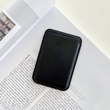 Load image into Gallery viewer, iPhone Magnetic Leather Card Holder for MagSafe