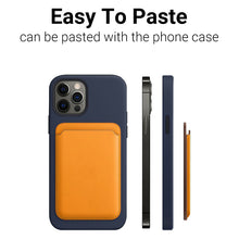 Load image into Gallery viewer, iPhone Magnetic Leather Card Holder for MagSafe