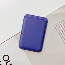 Load image into Gallery viewer, iPhone Magnetic Leather Card Holder for MagSafe