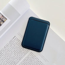 Load image into Gallery viewer, iPhone Magnetic Leather Card Holder for MagSafe
