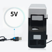 Load image into Gallery viewer, Mini USB Fridge for Beverages &amp; Cans