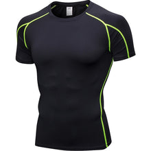 Load image into Gallery viewer, Quick Dry Running Shirt Men Rashgard Fitness Sport Gym T-shirt Bodybuilding Gym Clothing Workout Short Sleeve Tshirt For Men