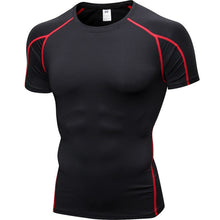 Load image into Gallery viewer, Quick Dry Running Shirt Men Rashgard Fitness Sport Gym T-shirt Bodybuilding Gym Clothing Workout Short Sleeve Tshirt For Men